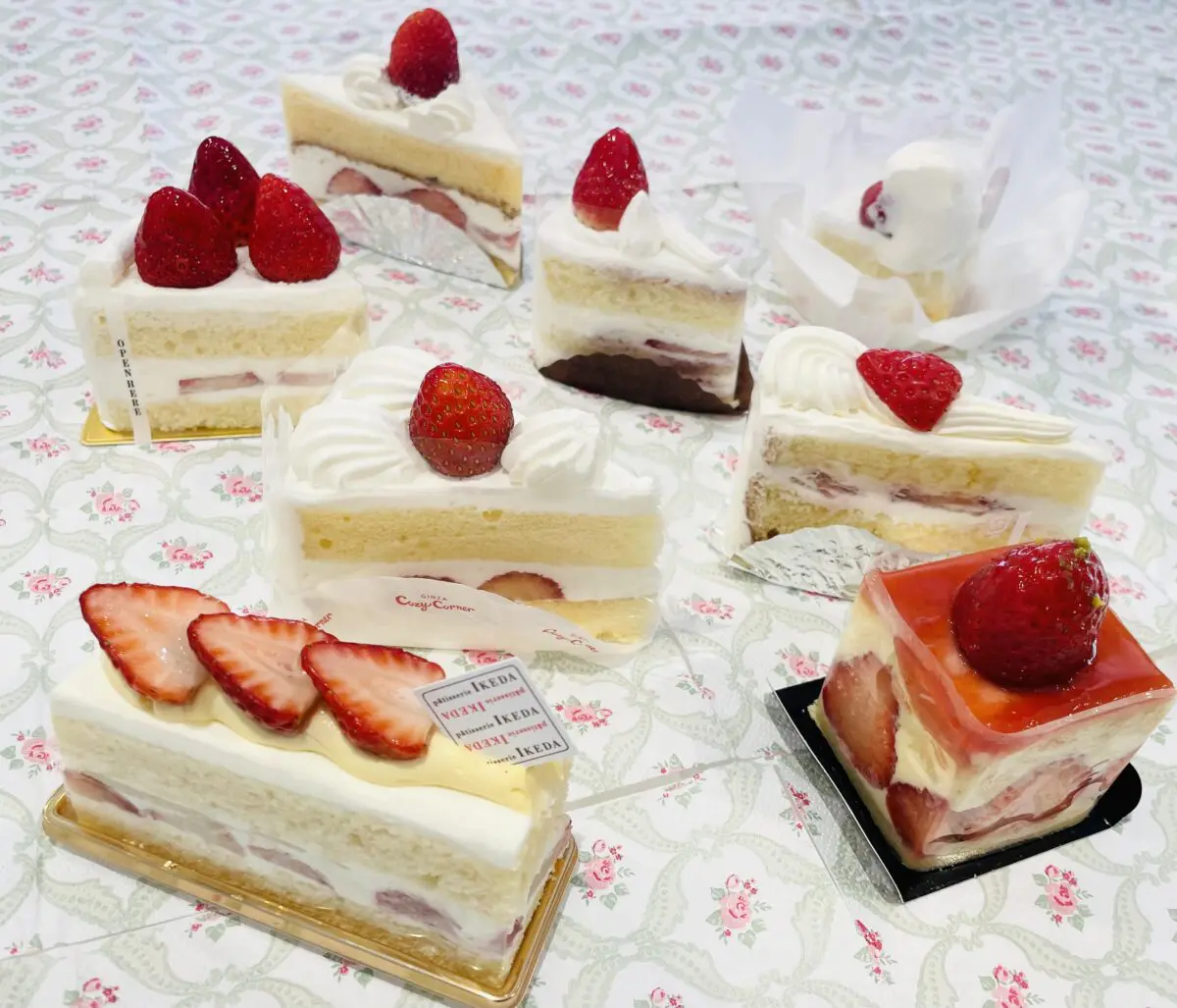 新品　未使用　くまのプーさん　苺ショートケーキ　ケーキ皿　皿　6枚　ホール sc-kuma-xmas-01.jpg