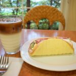 ケーキと飲み物